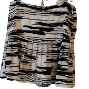 Banana Republic Drop Waist Pleated Skirt